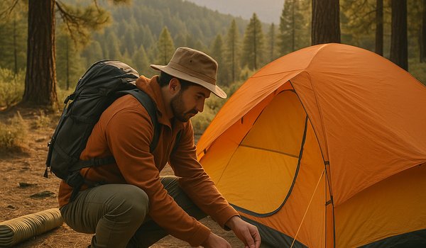 Como escolher o local da barraca no camping