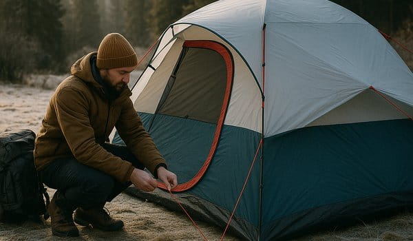 Como evitar frio vindo do chão da barraca