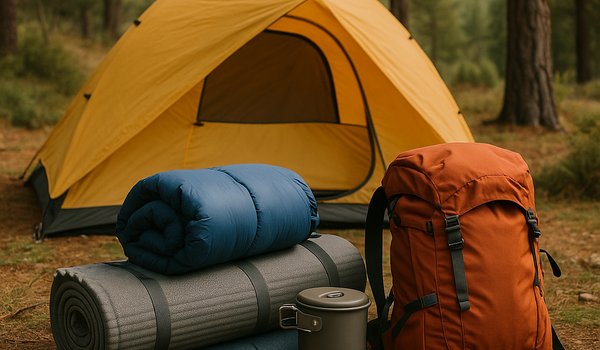 Equipamentos essenciais para camping